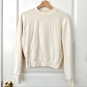 Uniqlo U Cream Crewneck Longsleeve Sweatshirt